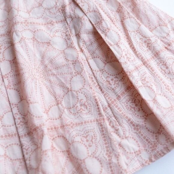 Frenchi Pink Skirt NWOT Pink Floral Pleated Skater Skirt, Size - Medium‎ - Picture 4 of 7